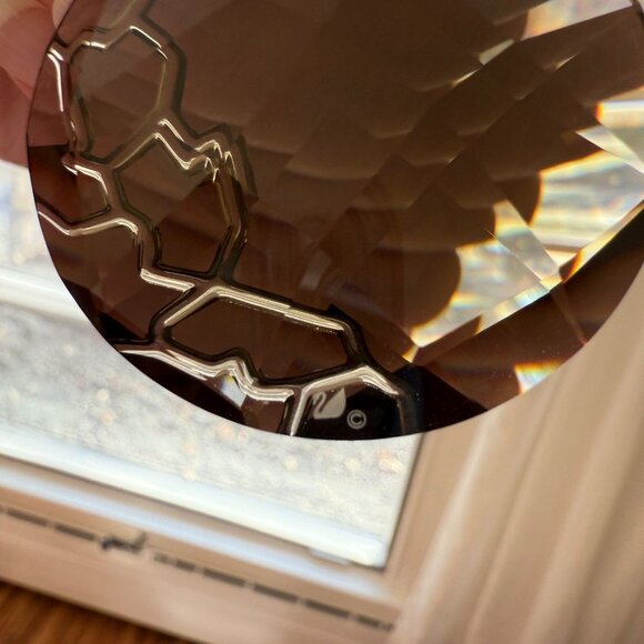 Swarovski Crystal-Earth Ornament- Amber SCS Suncatcher w/Box & COA 1003284 - Picture 10 of 11